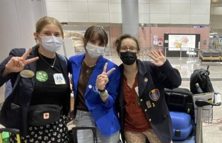 Arrivée à l'aéroport